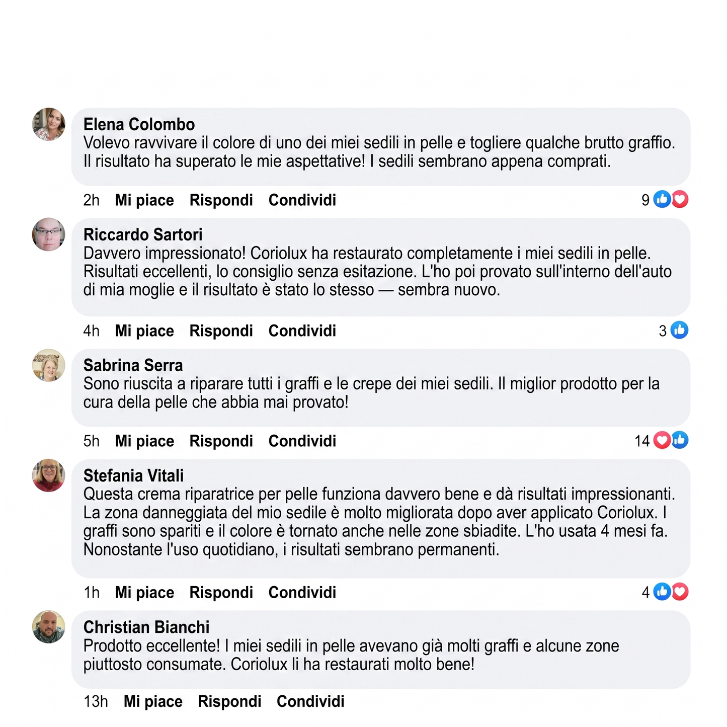 Coriolux — Balsamo Riparatore Pelle e Mobili