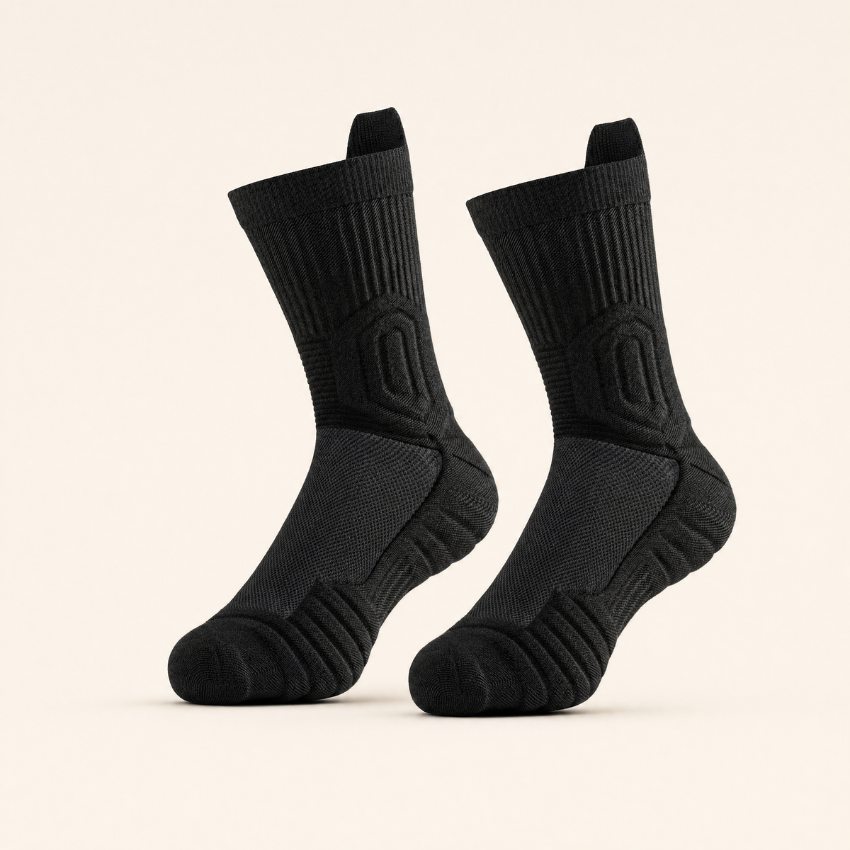 Calcetines de trabajo acolchados Coriolux, un par en negro