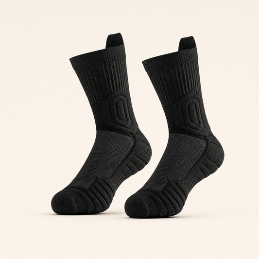 Calcetines de trabajo acolchados Coriolux, un par en negro