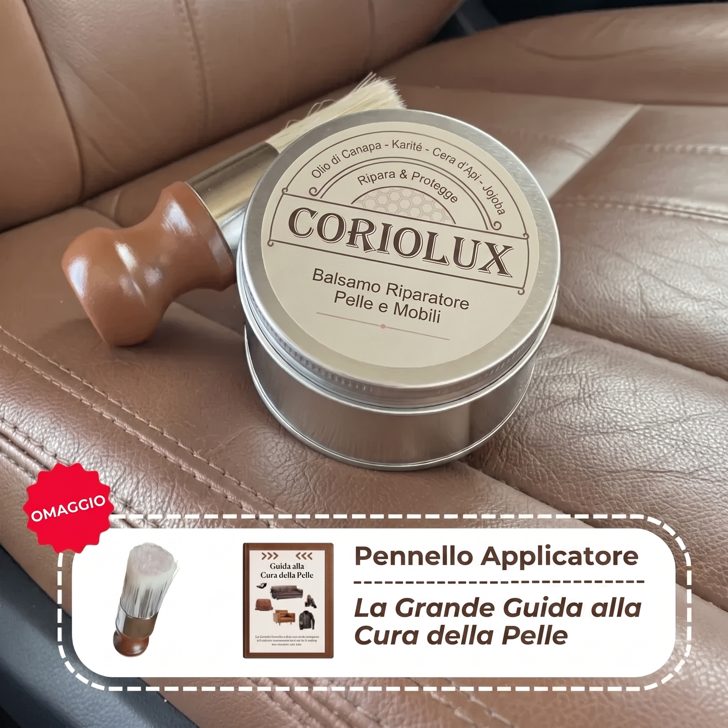 Coriolux — Bálsamo Reparador de Cuero y Muebles