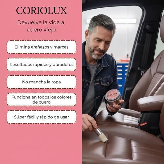 Coriolux — Bálsamo Reparador de Cuero y Muebles