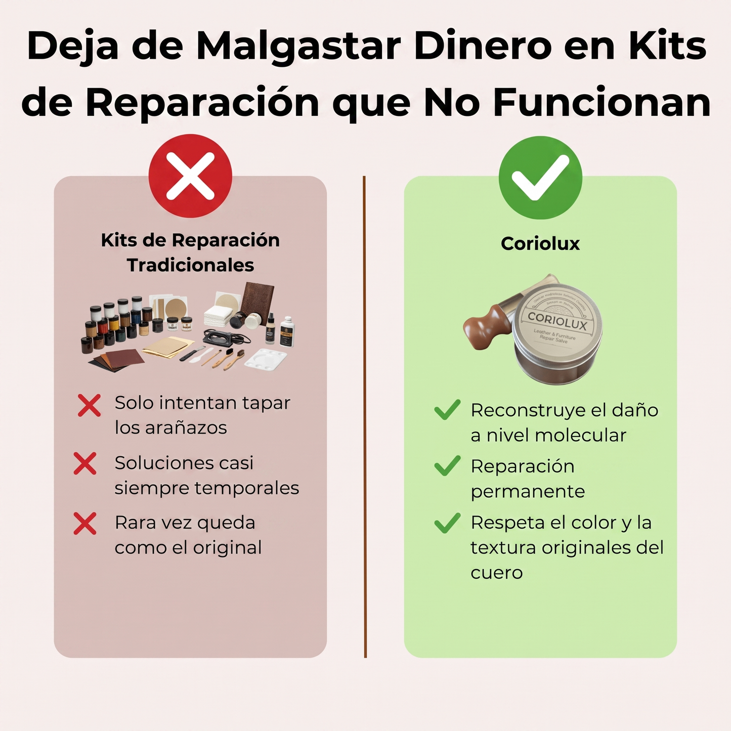 Coriolux — Bálsamo Reparador de Cuero y Muebles