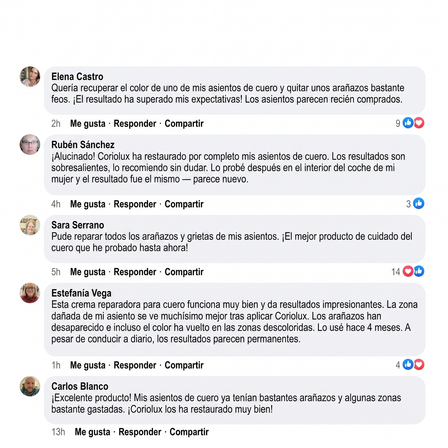 Coriolux — Bálsamo Reparador de Cuero y Muebles