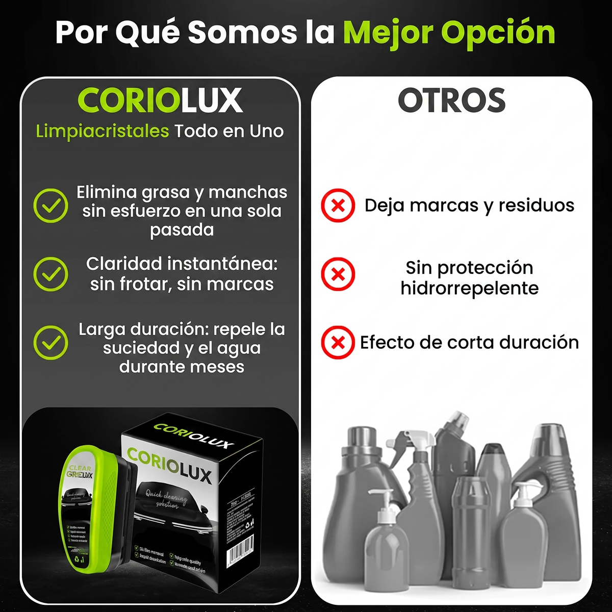 Coriolux™ – Claridad Total en Cualquier Clima